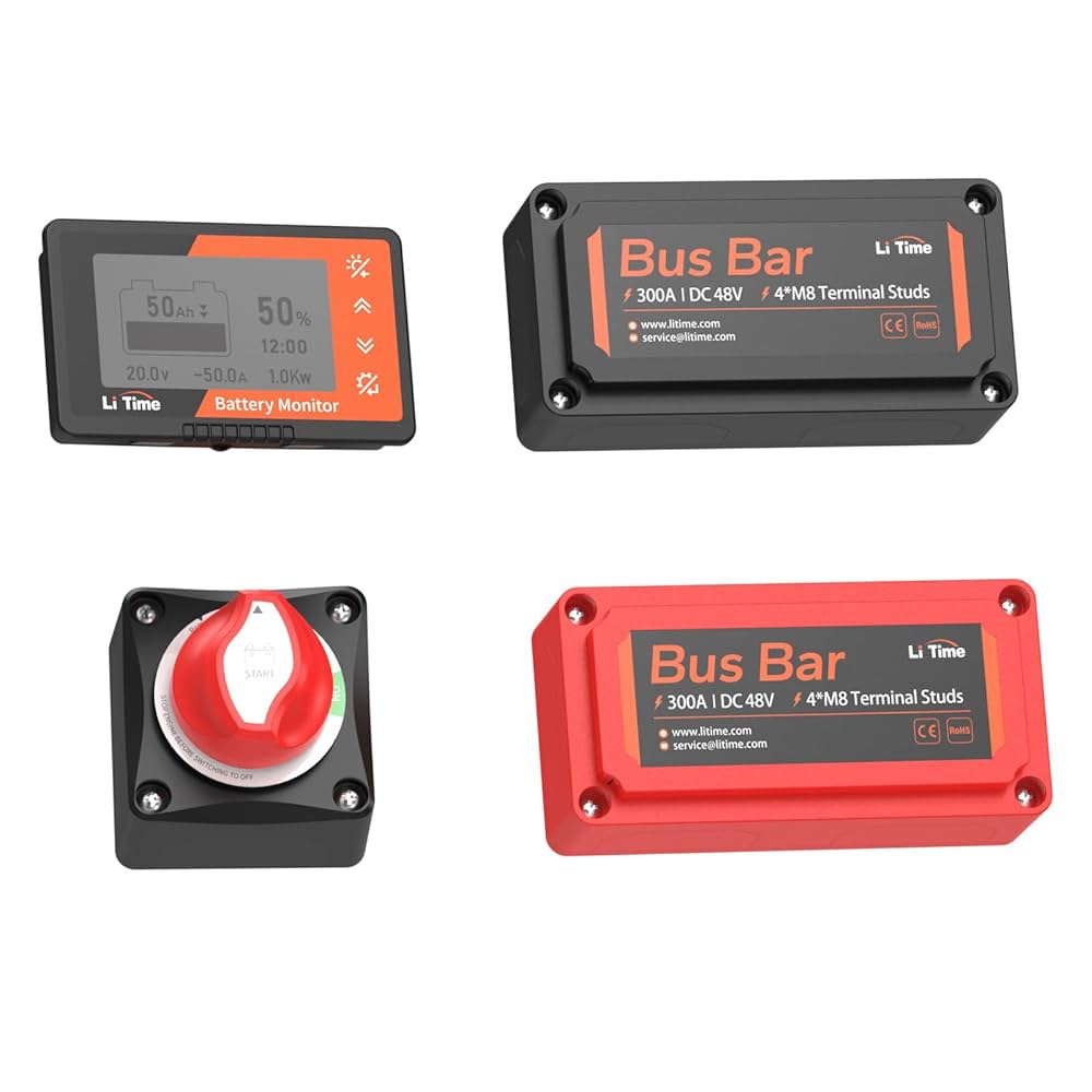 電源ユニット Li Time 500A Battery Monitor Amazon.com: LiTime 500A Battery Monitor with Shunt, 8V-120V